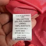 Trina Turk NWT  metallic tweed sheath dress coral Sz 2 Photo 5