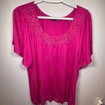Dex Women’s Blouse Pink Size 2X Photo 1
