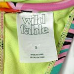 Wild Fable Multi-Colored Tropical Print Underwire Bralette Bikini Top Size Small Photo 6