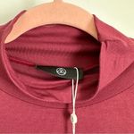 Missguided NWT  Mock neck body on ruffle cuff mini dress Burgundy Crimson Small Photo 7