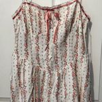 Sienna Sky White and Pink Floral Mini Dress Photo 0