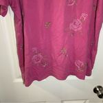 Classic Elements  Pink Embroidered Short Sleeve Tee size 16/18W Photo 4