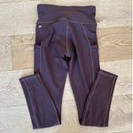 Fabletics - High Waist Pocket Leggings in Brown Photo 2