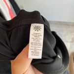 Athleta  Ponte Luxe Legging Black‎ Faux Leather Moto Zip Size Large Photo 9