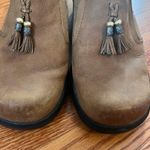 Ariat Brown Leather Slip on Clogs mules Photo 9