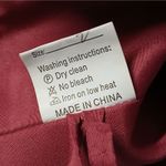 Y2K Retro One Shoulder Dress Women's Size 2 Red Wedding Cocktail Party Prom Photo 8