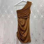 Michael Costello X REVOLVE Electra Dress Nude Tan Gold Medium Photo 7