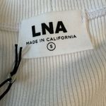 LNA x Revolve Chili Dress in White size Small New with tags Ribbed Photo 5