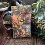 Patricia Nash Authentic  Floral Leather Flap snap card/Phone crossbody Photo 2