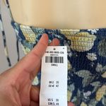 Abercrombie & Fitch  Lemon Crop Top S
Linen Blend Tie Straps Smocked Detail NWT Photo 6