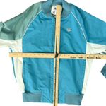 Adidas x CLOT Edison Chen Blue Green White Striped Collegiate Jacket size XS Photo 2