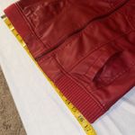 Ci Sono by Cavalini jacket faux leather zip front pockets long sleeve Sz medium Photo 3