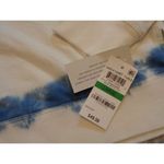 Style & Co NWT  women's large white/blue tye dye sweatshirt MSRP $49.50 Photo 3