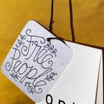 Free People NWT  x O.P.T Yellow Satin Side Ruched Midi Dress Women's Size XS Photo 6