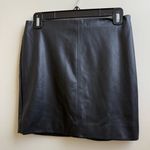 Hollister  black faux Leather Mini Skirt Size Small Photo 0