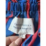 Printfresh Pencil Paper Co. Angelica Dress Small Blue Red Nautical Stripe Midi Photo 4