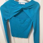 ZARA Blue  Sweater Knit Photo 0