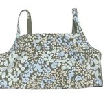 Aerie Offline by Bikini Top Women's Size Medium Green Pink Splatter Camo Photo 0