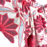 Anthropologie  MAEVE Women’s Pink Floral Embroidered Boho Peasant Top Photo 3