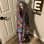 Nicole Miller women’s black Paisley Print social Dress size 16 Photo 4