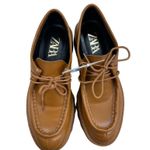 ZARA  Women's Camel Platform Loafers Size 8.5 SKU 1423 Photo 1