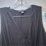 Karen Kane  Black V Neck Sleeveless Cropped Jumpsuit size Medium Photo 2