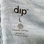 Dip Organic Cotton Maxi Dress Casual Sundress Criss Cross Back Blue Large Blue Photo 3