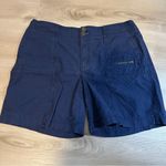 Eddie Bauer Women's Mercer Fit Shorts Size 14 Navy Blue Photo 4