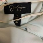 Jessica Simpson Floral Blue Pinup Style Dress Sz 4 Photo 8