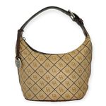 Dooney & Bourke Signature Diamond Jacquard Small Hobo Bucket Bag Shoulder Purse Photo 0