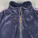 Lilly Pulitzer Lilly‎ Pulitzer Pullover Womens Large Velour Half Zip Long Sleeve Athletic Top Photo 3