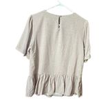 Orange Creek  Los Angeles size M embroidered babydoll  checked top. Photo 7