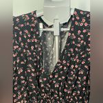 Gap Floral Black Dress Size‎ medium Photo 5