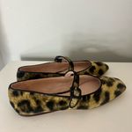 Loeffler Randall  Ginger Leopard Velvet Mary Jane Flats Photo 2