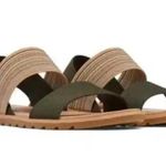 Sorel  Ella II Two Strap Olive Green Sandals size 8.5 Photo 2