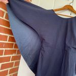 SheIn ⭐️ Navy formal mini dress winged sleeves fitted body size medium Photo 2