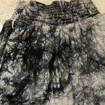 Grey Black White Tie Dye Mini Skirt XSmall NWT Gray Size XS Photo 1