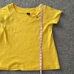 Rafaella Bright Yellow Short Sleeve T-Shirt With Metal Detail | Size XL Photo 8