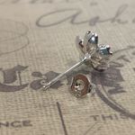 Cherry Blossom Cubic Zirconia Sterling Silver Earrings Photo 6