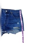 Levi's Distressed Denim Shorts Cit-Off Style Button Fly 32” Waist Photo 9