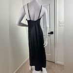 Sincerely Jules Elegant Black Satin Gown Size Medium. #183 Photo 3