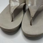 FitFlop  Sandals Women’s Size 10 Shimmer Flip Flop Thong Toe Post Shoes Comfort Photo 2