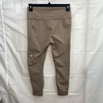 Fabletics  women's tan powerhold tummy control stretch athletic active leggings L Photo 4