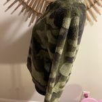Workshop Republic Clothing 🆕 Faux Fur Camouflage Crew Neck Sweatshirt XS 💚 Photo 6