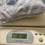 Kaari Blue  women’s size XS grey stripe long sleeve bell sleeve top new with tags Photo 6