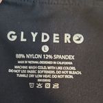 Glyder  THICK KNIT WIDE TOP WAISTBAND YOGA ATHLETIC BLACK LEGGINGS LARGE Photo 9