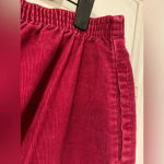 VTG Fox Collection Magenta Pink Elastic Waist High Rise Corduroy Pants Size 16 Photo 11