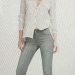 ZARA Denim | Trafaluc | Sz 6 | Gray Stretch Jean Photo 0