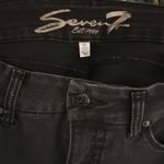 Seven7 Black Tummyless high rise skinny Pants Photo 6