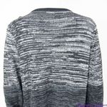 Iz Byer  black grey open‎ front long cardigan sweater, L Photo 4